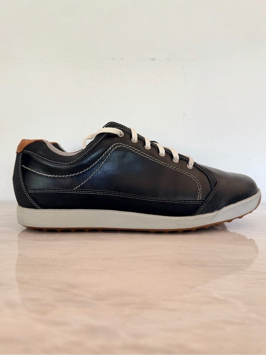 FootJoy Contour Casual Golf Shoes Men’s 10M Black Leather Spikeless 54244 main image 7